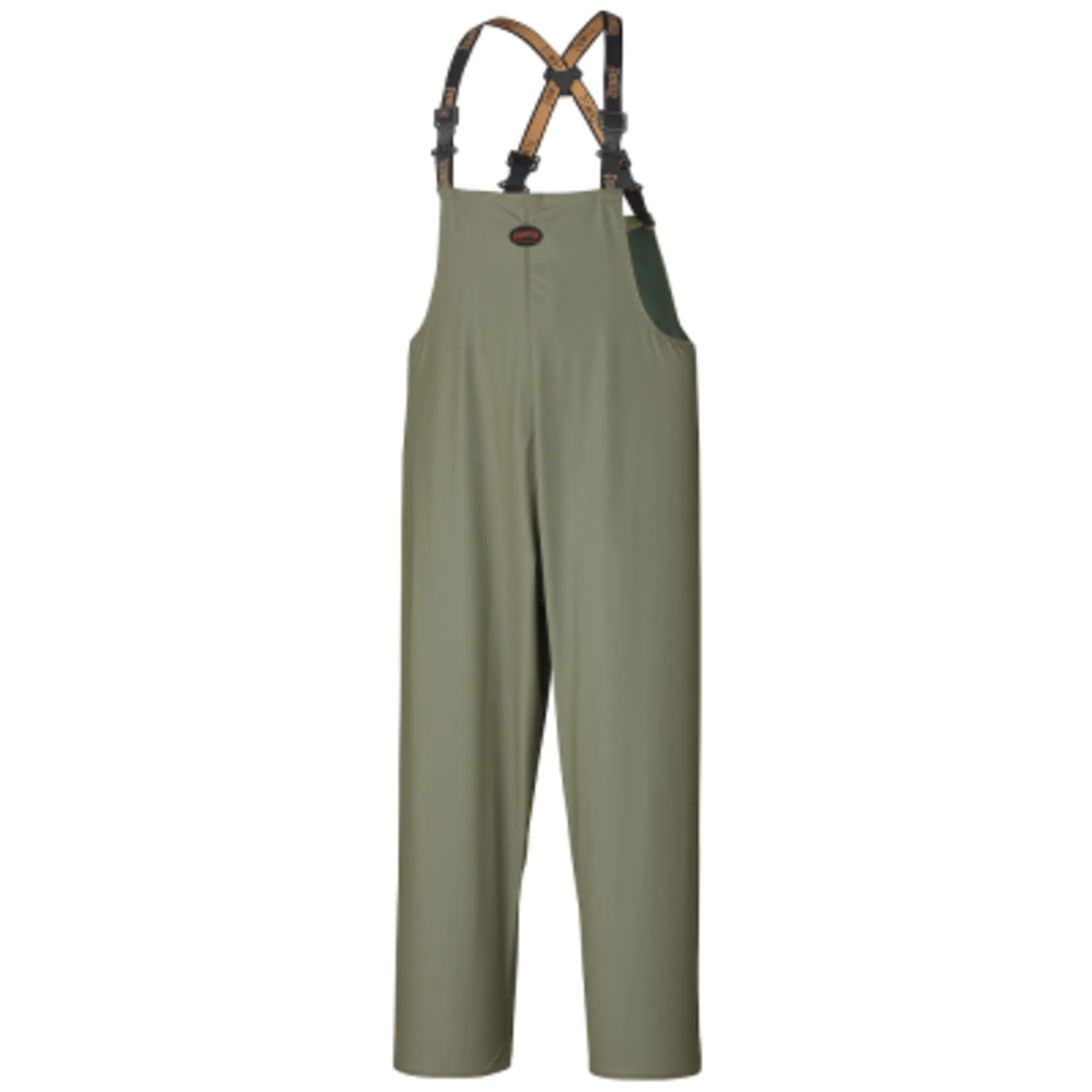 Pioneer Men's Waterproof Stretch Bib Pants, Dry King PU, Oil Resistant, 4-Way Stretch, Heavy-Duty Suspenders, All-Weather Protection | Sizes S-5XL