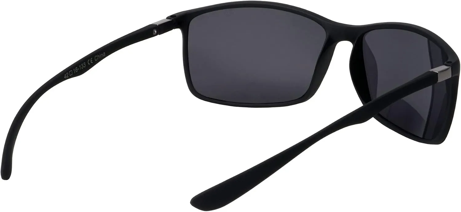 Polarized Flexible Lightweight Sports Sunglasses Bendable TR90 Plastic