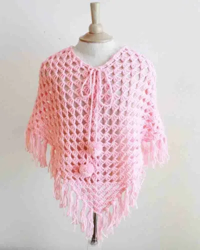 Ponchos for Kids Crochet Pattern