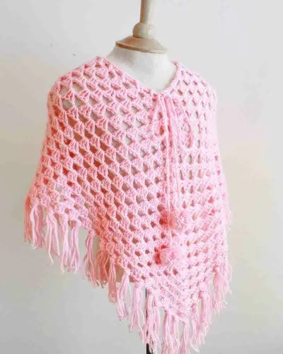 Ponchos for Kids Crochet Pattern