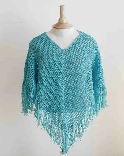 Ponchos for Kids Crochet Pattern