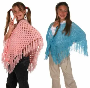 Ponchos for Kids Crochet Pattern
