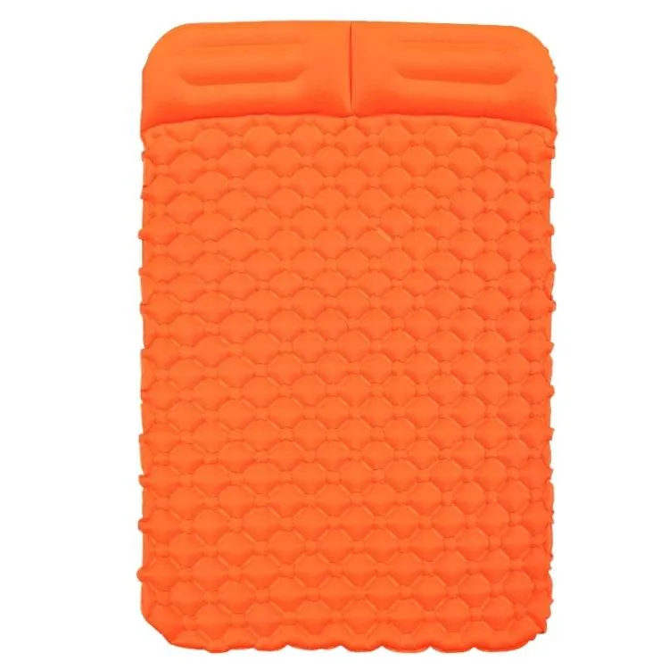 Portable Double Bed Inflatable Cushion for Outdoor Camping - TPU, 195 x 119 x 16cm