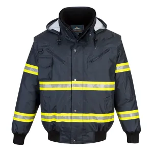 Portwest Iona Xtra 3-In-1 Bomber Jacket - Navy - XXXL
