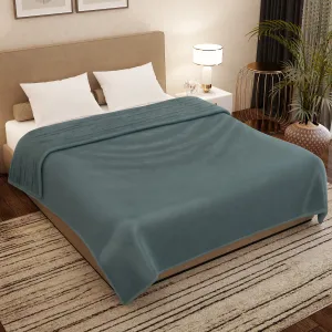 Premium  Black Double Flannel Blanket