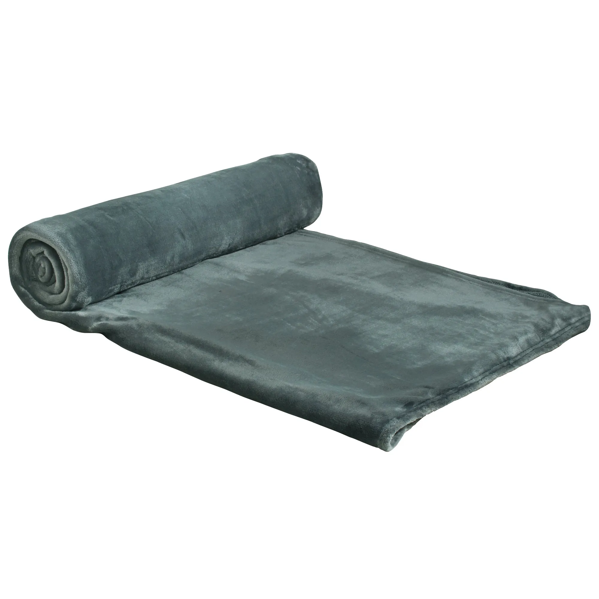 Premium  Black Double Flannel Blanket