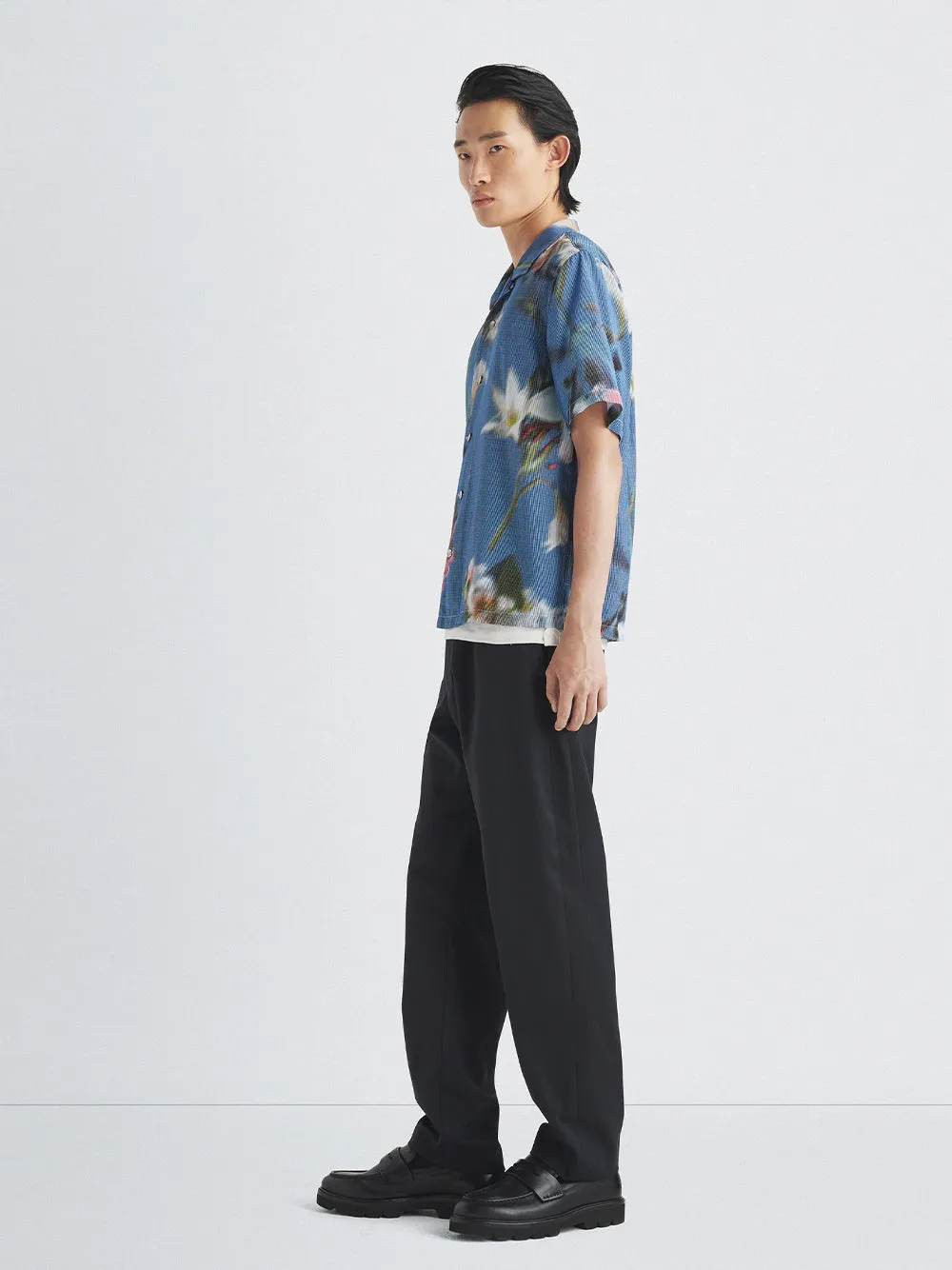 Printed Avery Shirt Blue floral