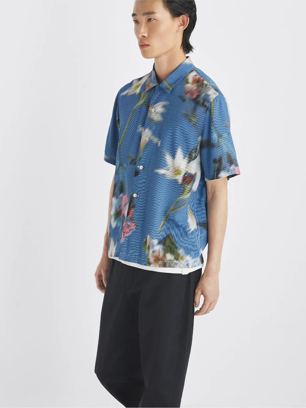 Printed Avery Shirt Blue floral