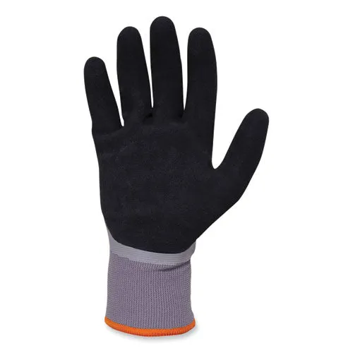 Proflex 7501-case Coated Waterproof Winter Gloves, Gray, Medium, 144 Pairs/carton, Ships In 1-3 Business Days