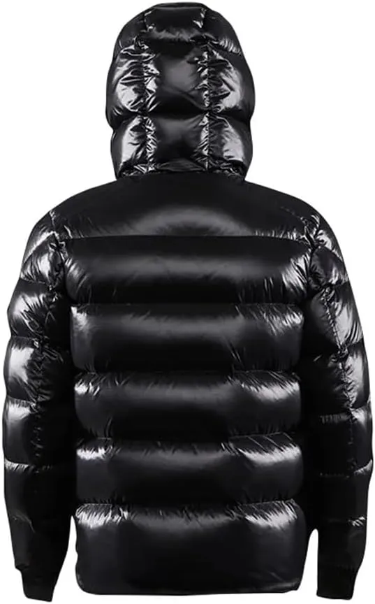 Pulcykp Women's Winter Hooded Jacket Down Parkas Snow Wear Long Sleeve Warm Puffer Coat