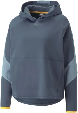 PUMA Womens Evostripe Hoodie Athletic Outerwear Casual Moisture Wicking - Grey - Size XXS