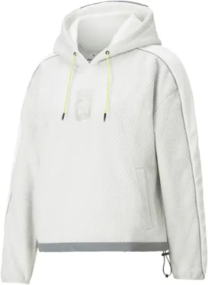 PUMA Womens X Helly Hansen Polar Fleece Hoodie Casual Outerwear Casual - White - Size S