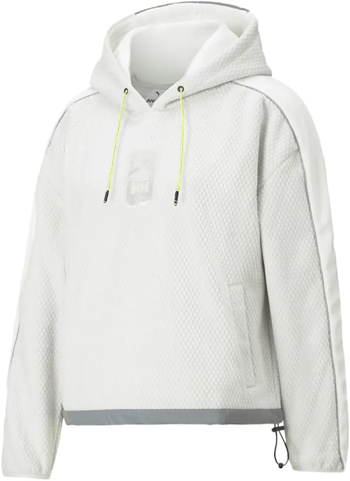 PUMA Womens X Helly Hansen Polar Fleece Hoodie Casual Outerwear Casual - White - Size S