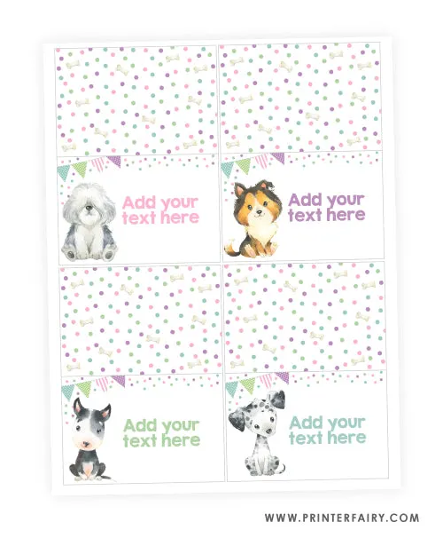 Puppies Food Tents