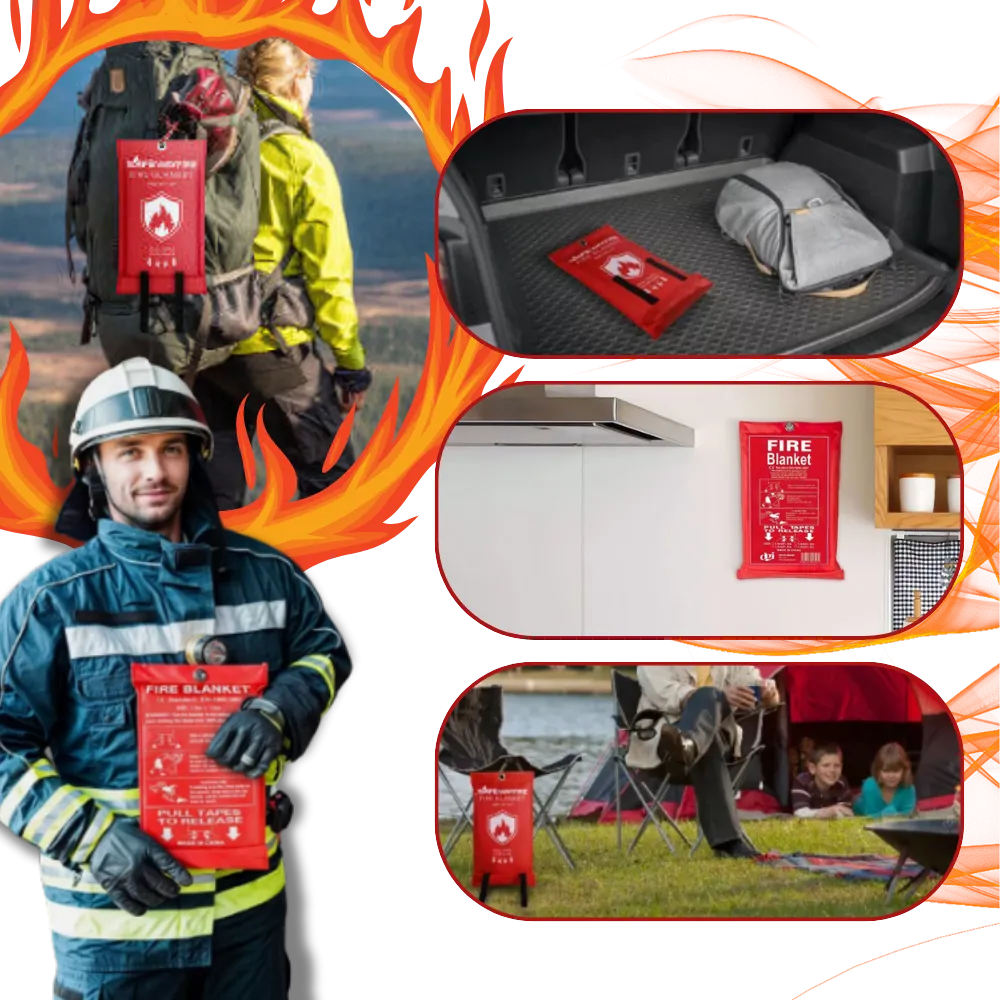 Quick Extinguishing Emergency Fire Blankets