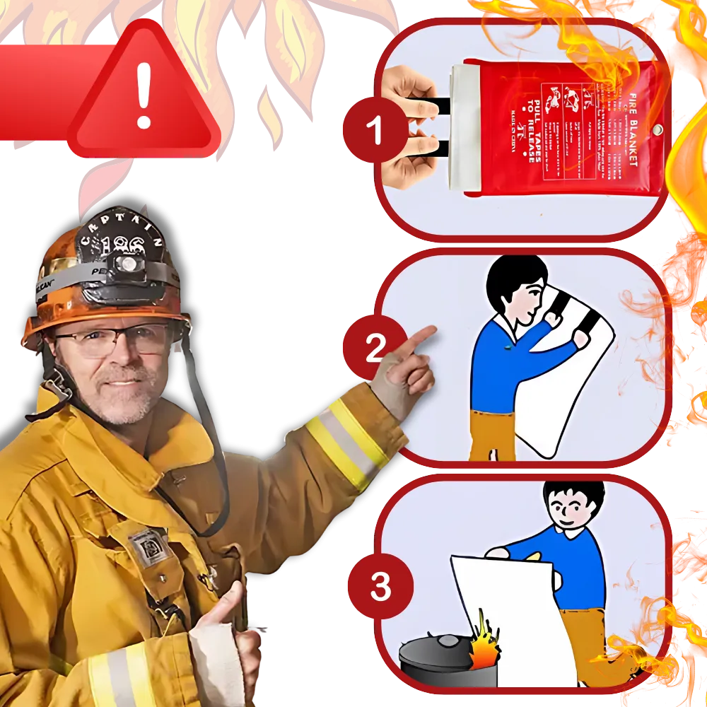 Quick Extinguishing Emergency Fire Blankets