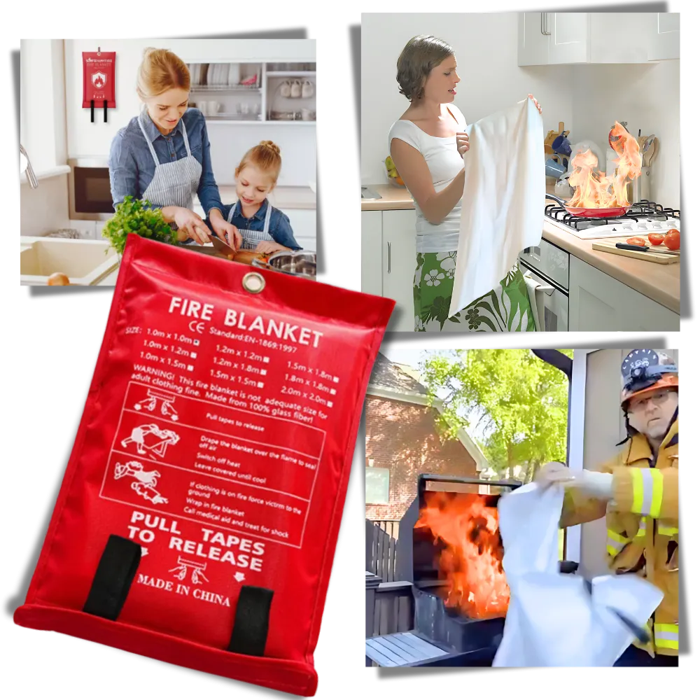 Quick Extinguishing Emergency Fire Blankets