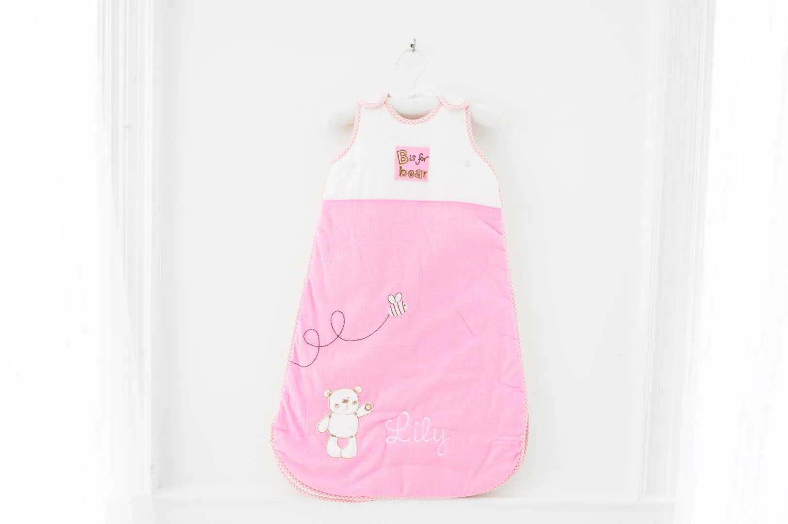 "B is for Bear" Sleeping Bag - 0-6 / 6-18 months