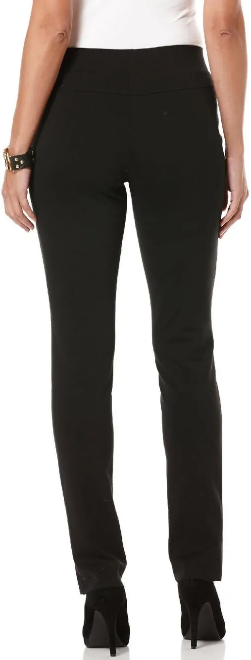 Rafaella Women's Petite Slim Comfort Fit Ponte Dress Pants (Sizes 4-14)