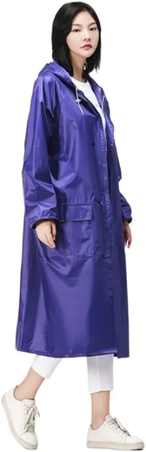 Rain Poncho Outdoor Raincoat For Women Waterproof Jacket Ladies Lightweight Trench Raincoat For Men Lightweight Raincoat