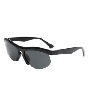 Rectangle Half Frame Sport Square Sunglasses