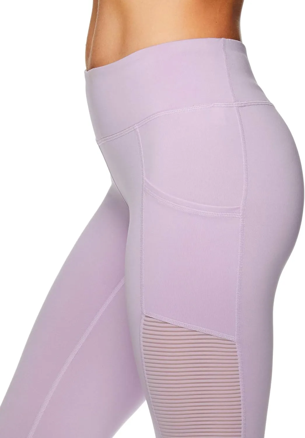 Reebok Womens Focus Capri Compression Athletic Pants