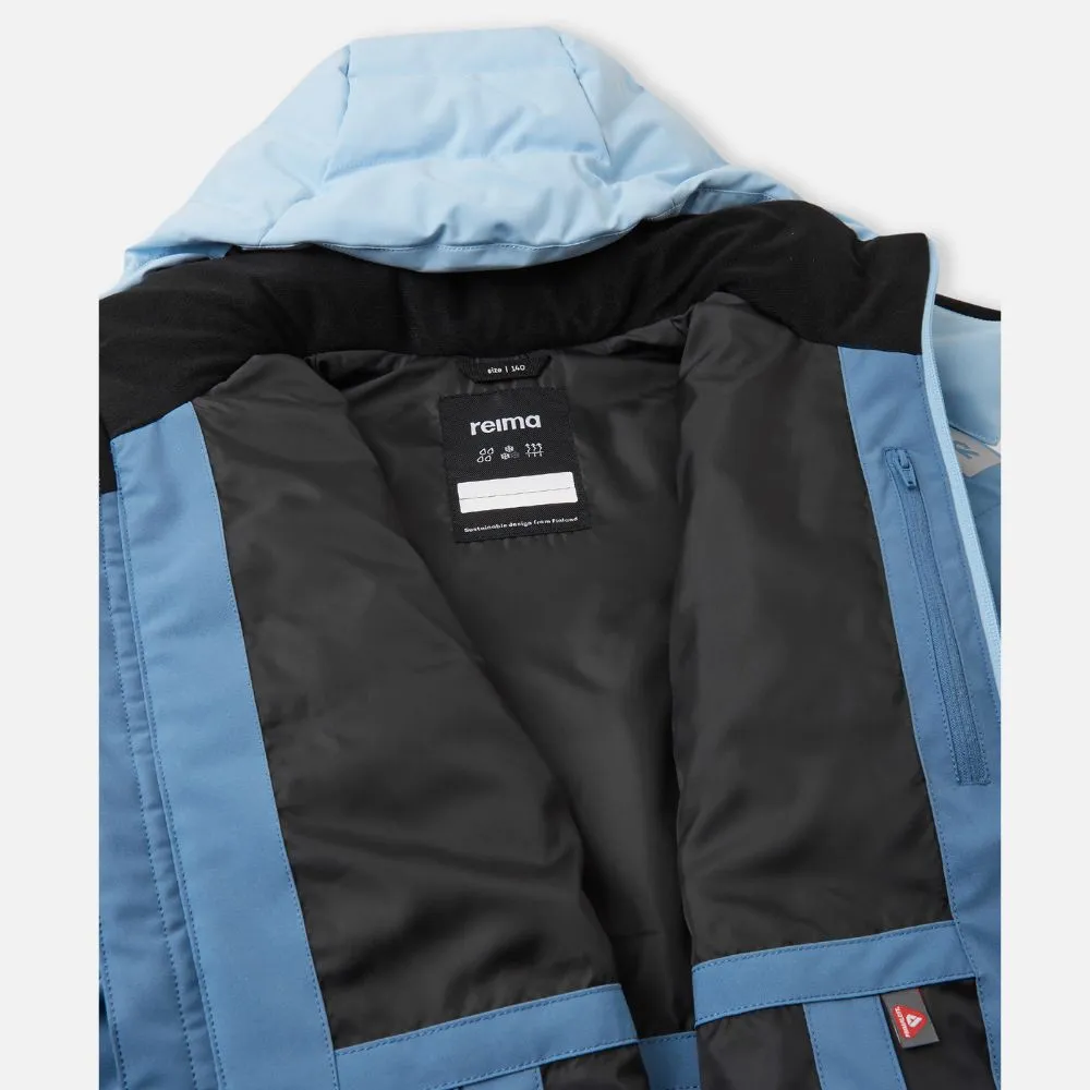 Reima Luppo Kids Ski Jacket, Blue Ocean