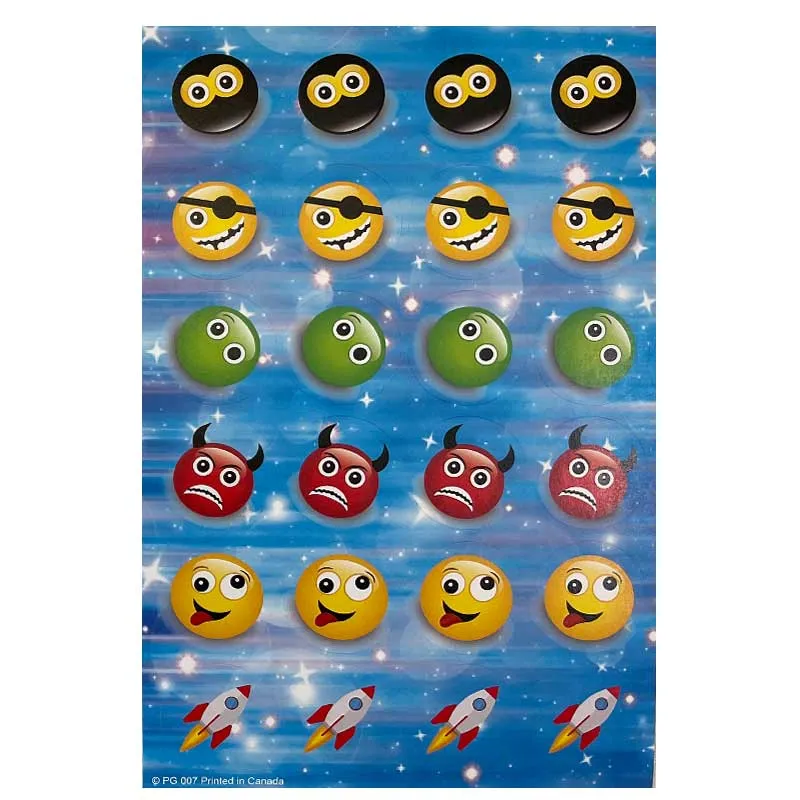 Retro Rocket Sticker-Seal Stationery