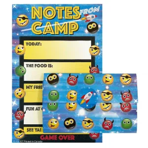 Retro Rocket Sticker-Seal Stationery