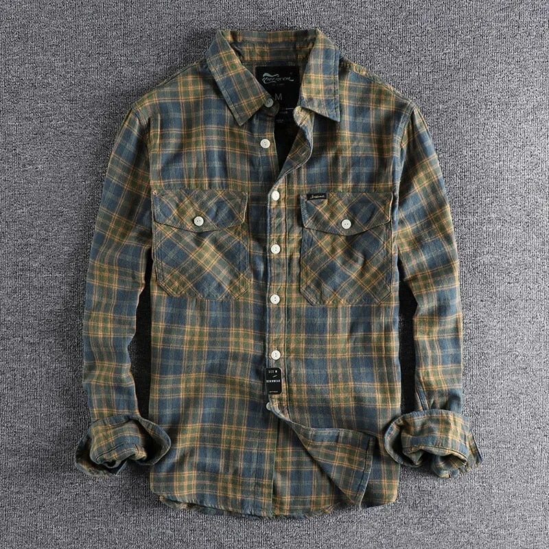 Retro Tooling Plaid Shirt