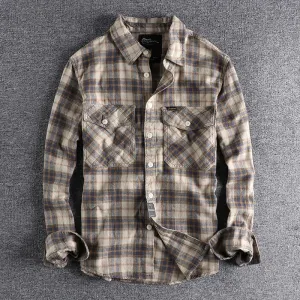 Retro Tooling Plaid Shirt