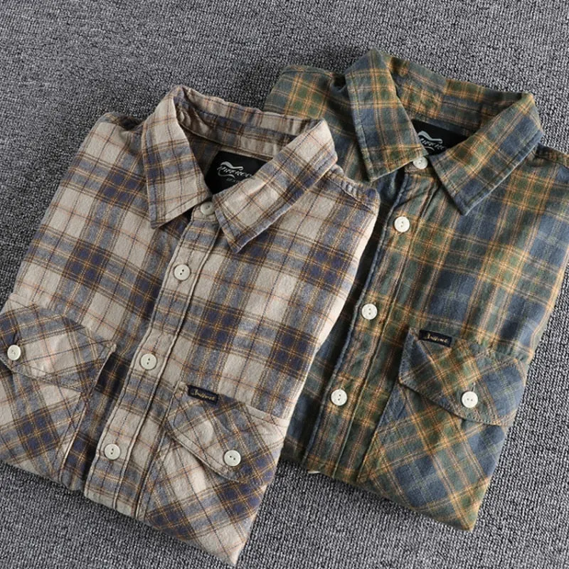 Retro Tooling Plaid Shirt