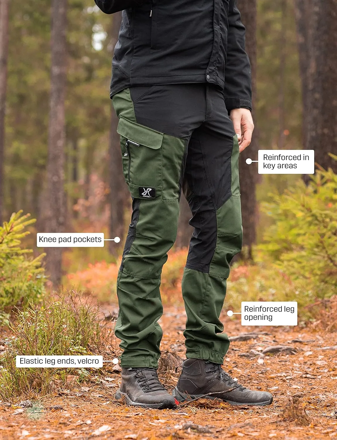 RevolutionRace Men's GP Pants, Durable Pants for All Outdoor Activities