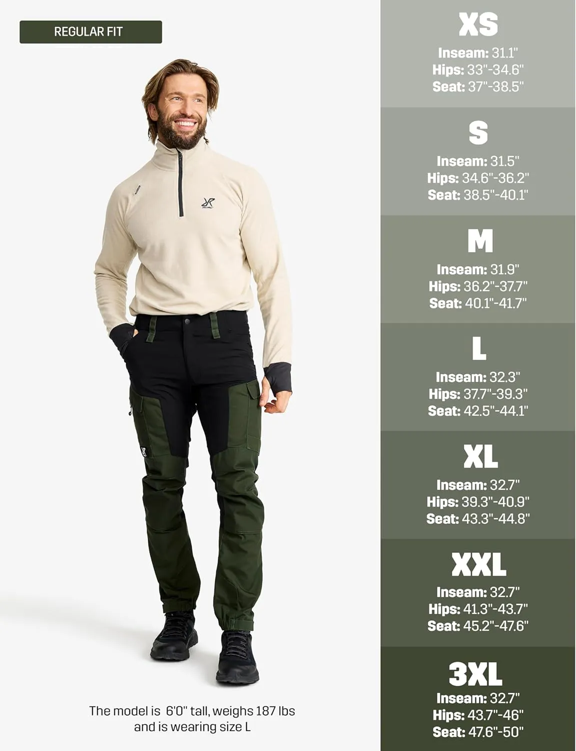 RevolutionRace Men's GP Pants, Durable Pants for All Outdoor Activities