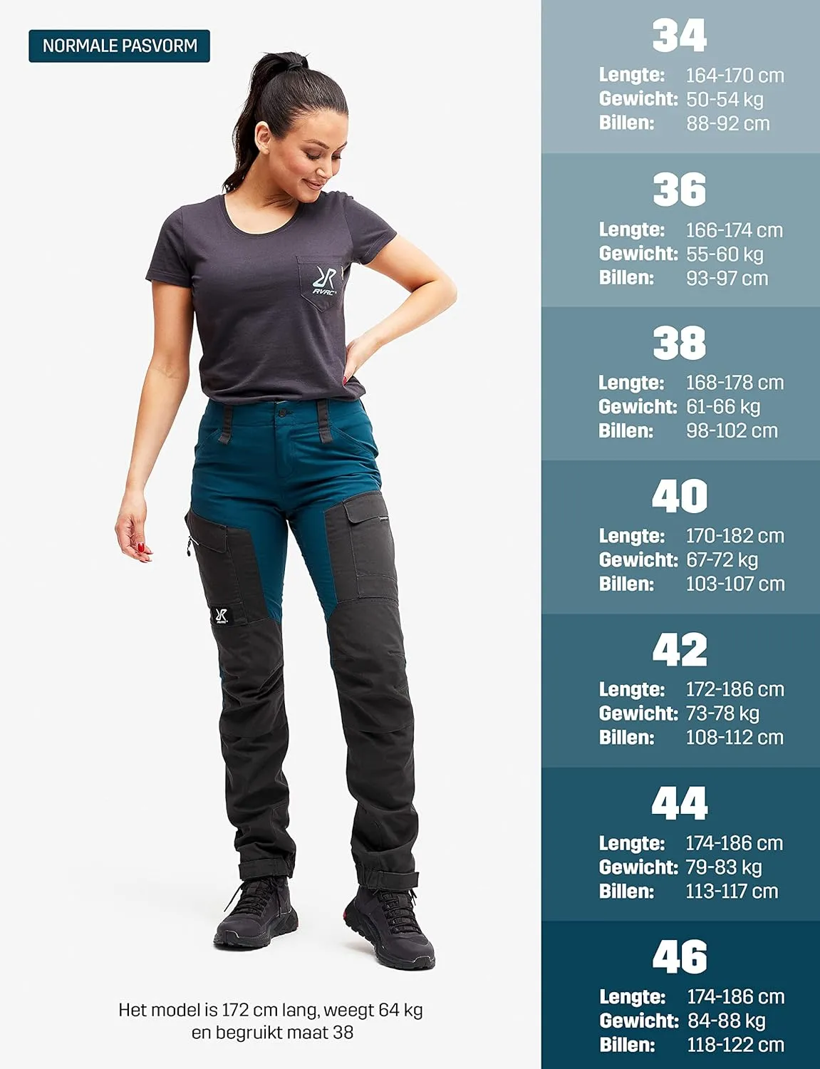 RevolutionRace Women's GP Pants, Durable Pants for All Outdoor Activities