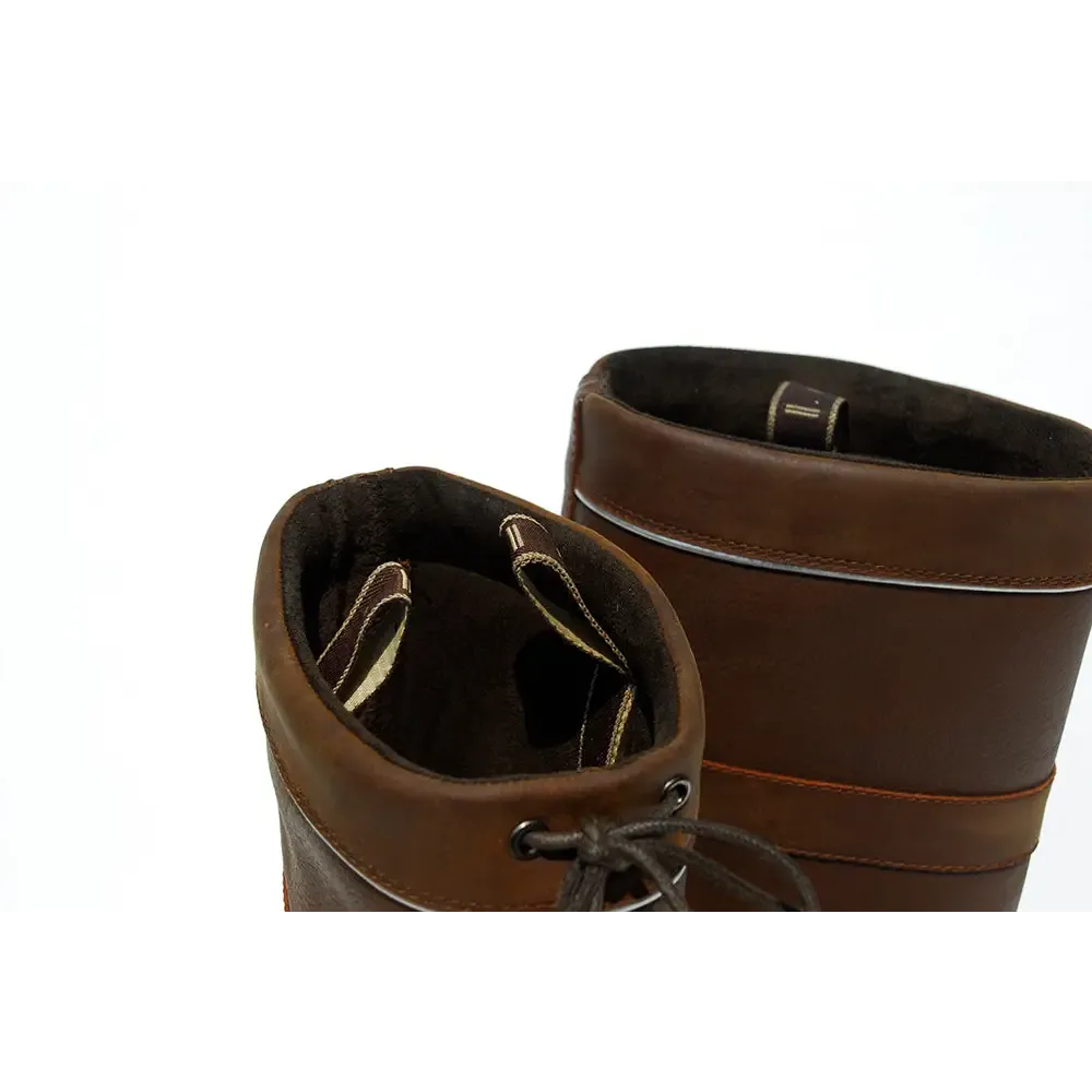 Rhinegold Harlem Leather Waterproof Wide Country Boots