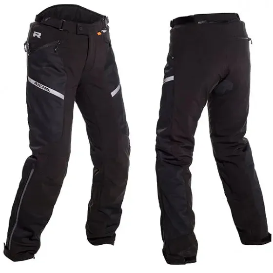 Richa Softshell Ladies Mesh Waterproof Textile Trouser Black