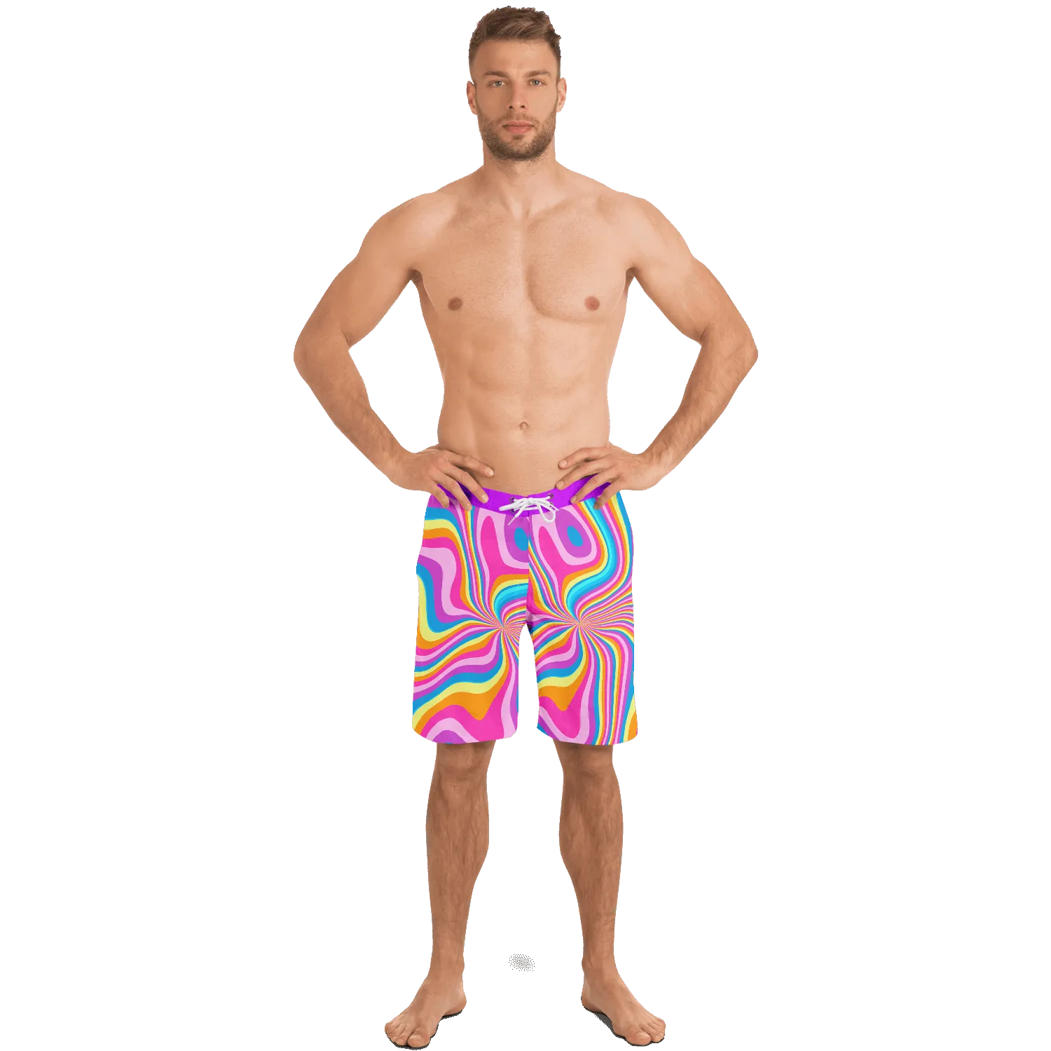 Rip Tide Customizable Board Shorts - Psychadelic