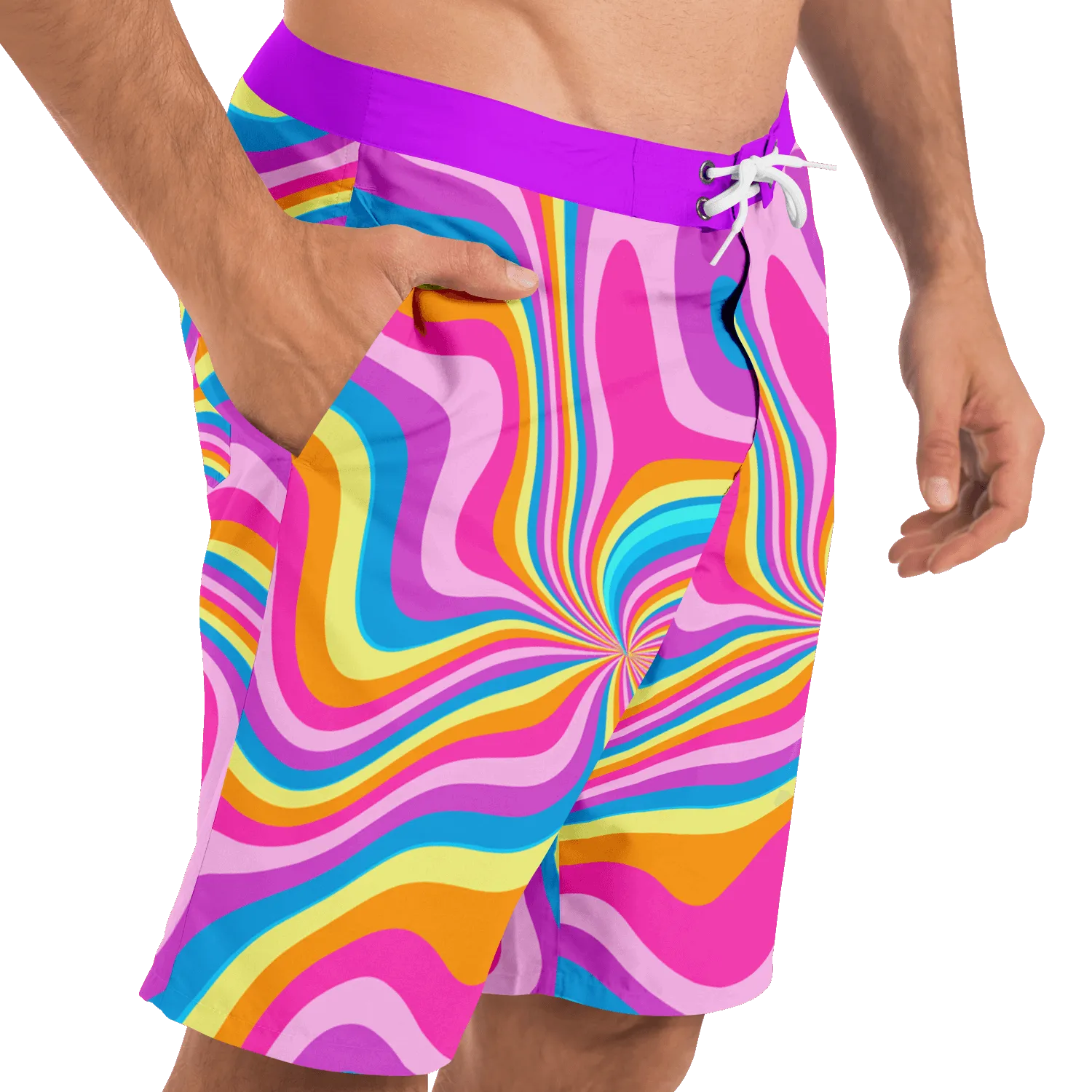 Rip Tide Customizable Board Shorts - Psychadelic