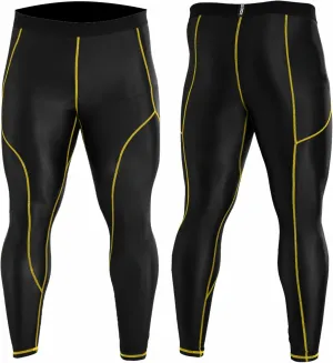 ROAR-INT Compression Pants Men MMA Leggings No-Gi Grappling Spats BJJ Pants Compression Tights Jiu Jitsu Spats