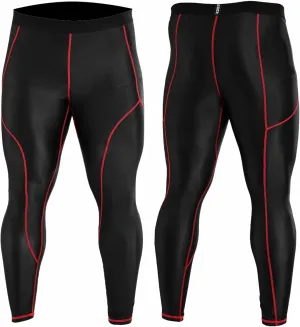 ROAR-INT Compression Pants Men MMA Leggings No-Gi Grappling Spats BJJ Pants Compression Tights Jiu Jitsu Spats