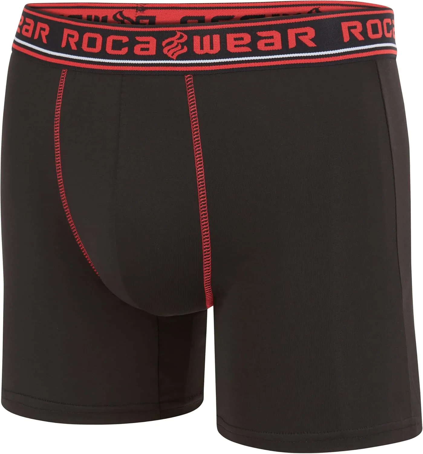 Rocawear Performance 4, 5 or 6 Pack Sport Fit Underwear, Stretch Performance Breathable Cool Support Men Boxer Briefs