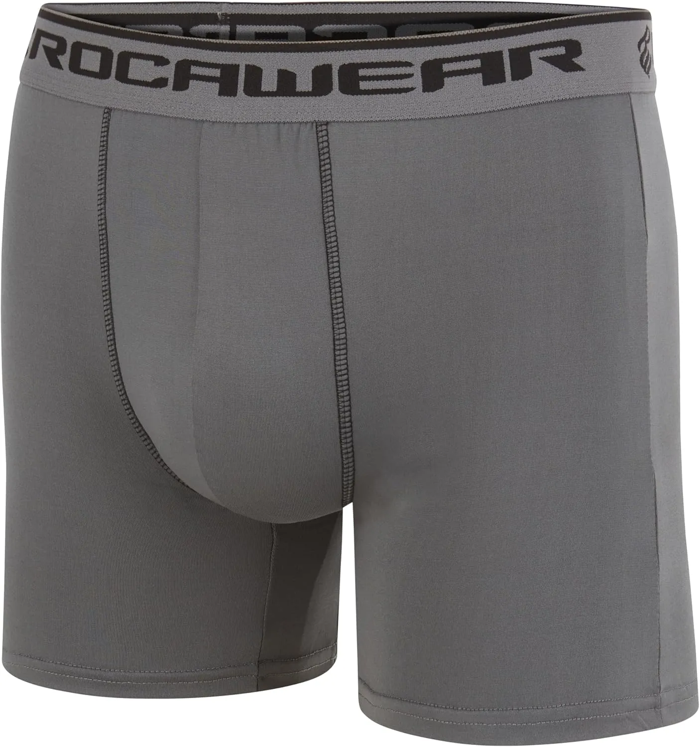 Rocawear Performance 4, 5 or 6 Pack Sport Fit Underwear, Stretch Performance Breathable Cool Support Men Boxer Briefs