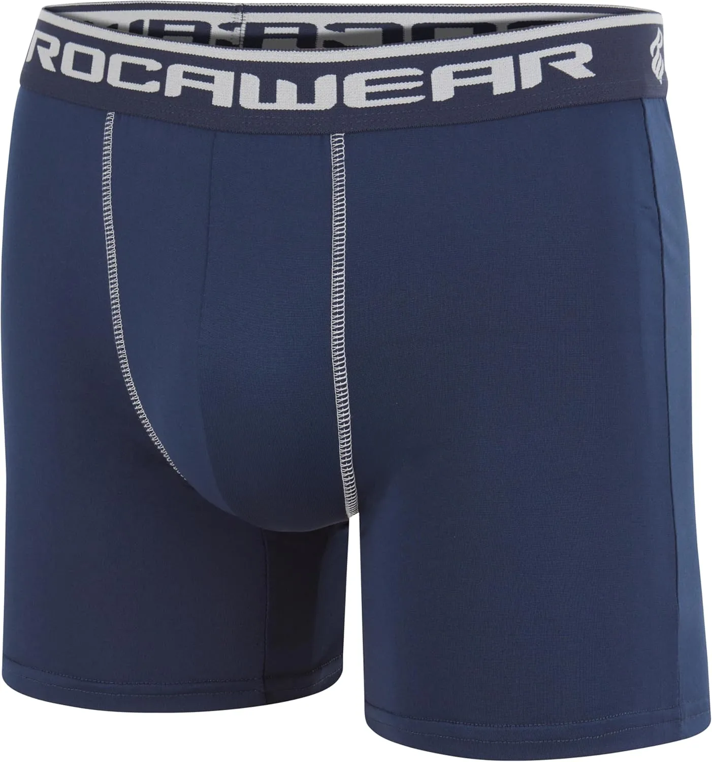 Rocawear Performance 4, 5 or 6 Pack Sport Fit Underwear, Stretch Performance Breathable Cool Support Men Boxer Briefs