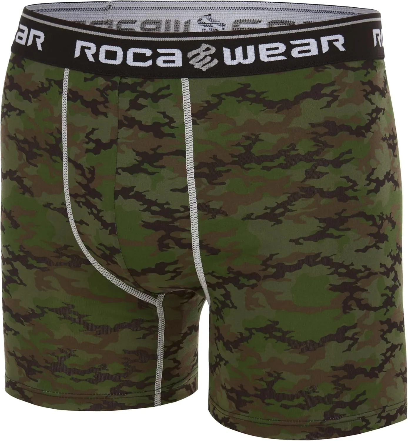 Rocawear Performance 4, 5 or 6 Pack Sport Fit Underwear, Stretch Performance Breathable Cool Support Men Boxer Briefs