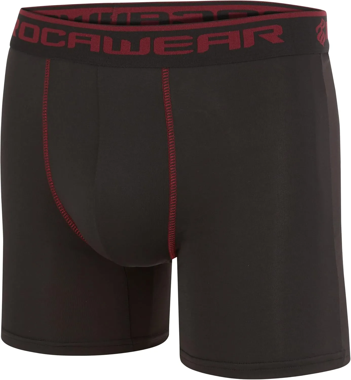 Rocawear Performance 4, 5 or 6 Pack Sport Fit Underwear, Stretch Performance Breathable Cool Support Men Boxer Briefs