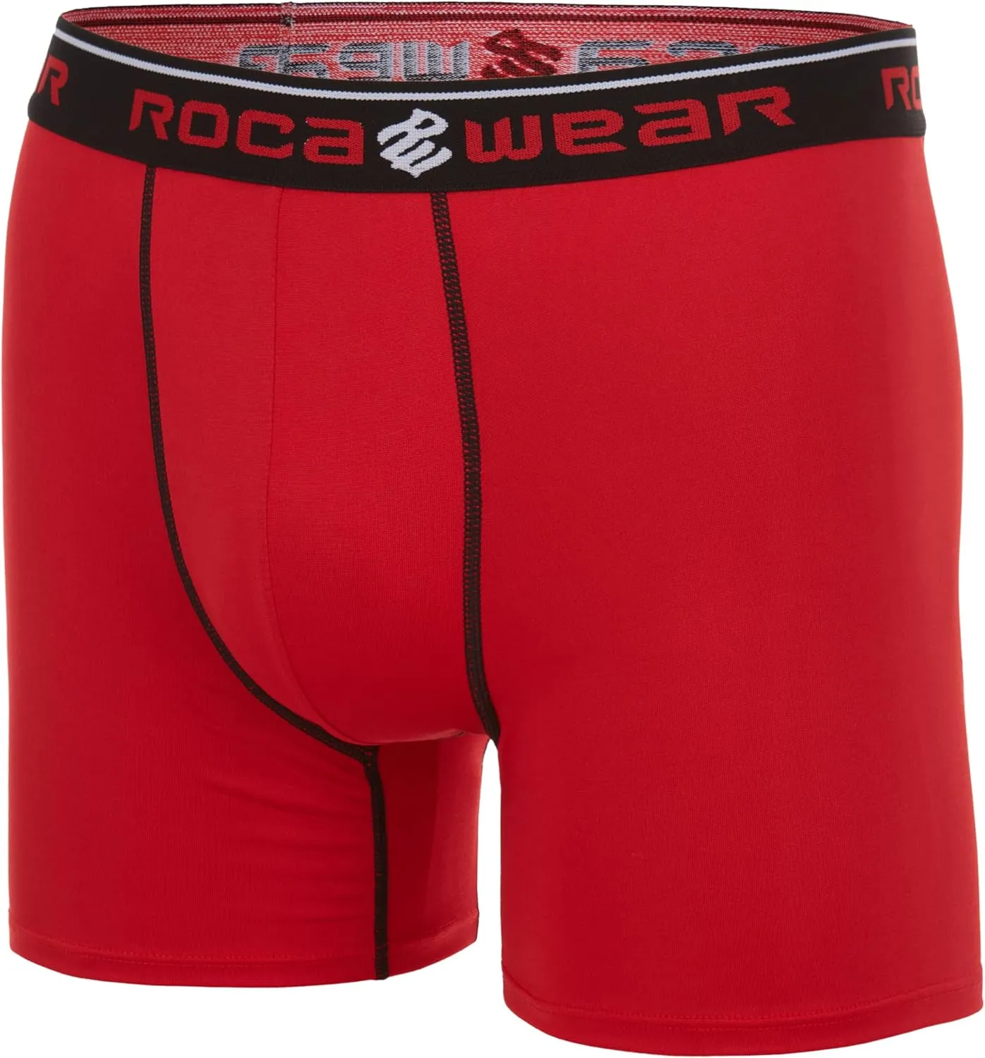 Rocawear Performance 4, 5 or 6 Pack Sport Fit Underwear, Stretch Performance Breathable Cool Support Men Boxer Briefs
