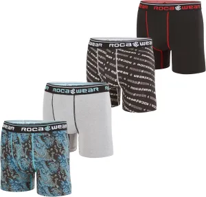 Rocawear Performance 4, 5 or 6 Pack Sport Fit Underwear, Stretch Performance Breathable Cool Support Men Boxer Briefs