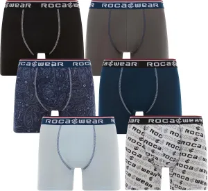 Rocawear Performance 4, 5 or 6 Pack Sport Fit Underwear, Stretch Performance Breathable Cool Support Men Boxer Briefs