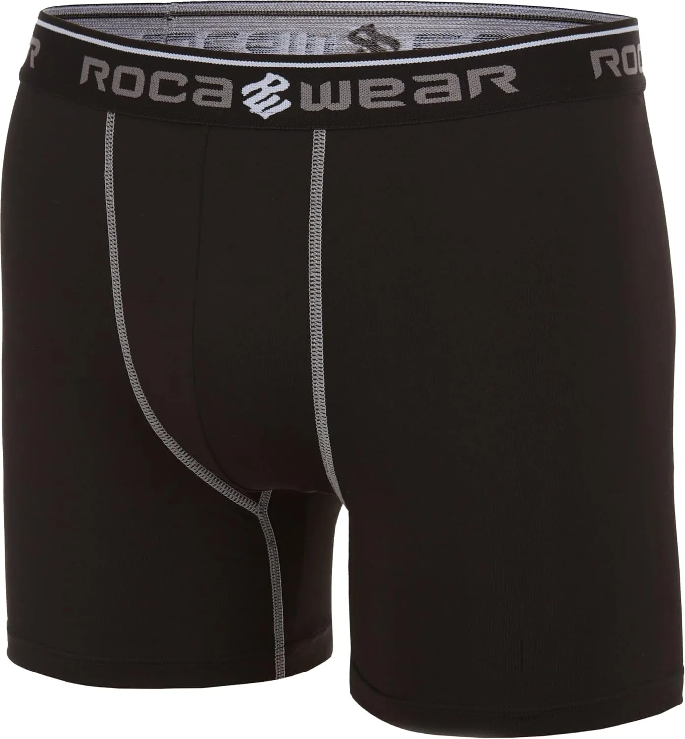 Rocawear Performance 4, 5 or 6 Pack Sport Fit Underwear, Stretch Performance Breathable Cool Support Men Boxer Briefs